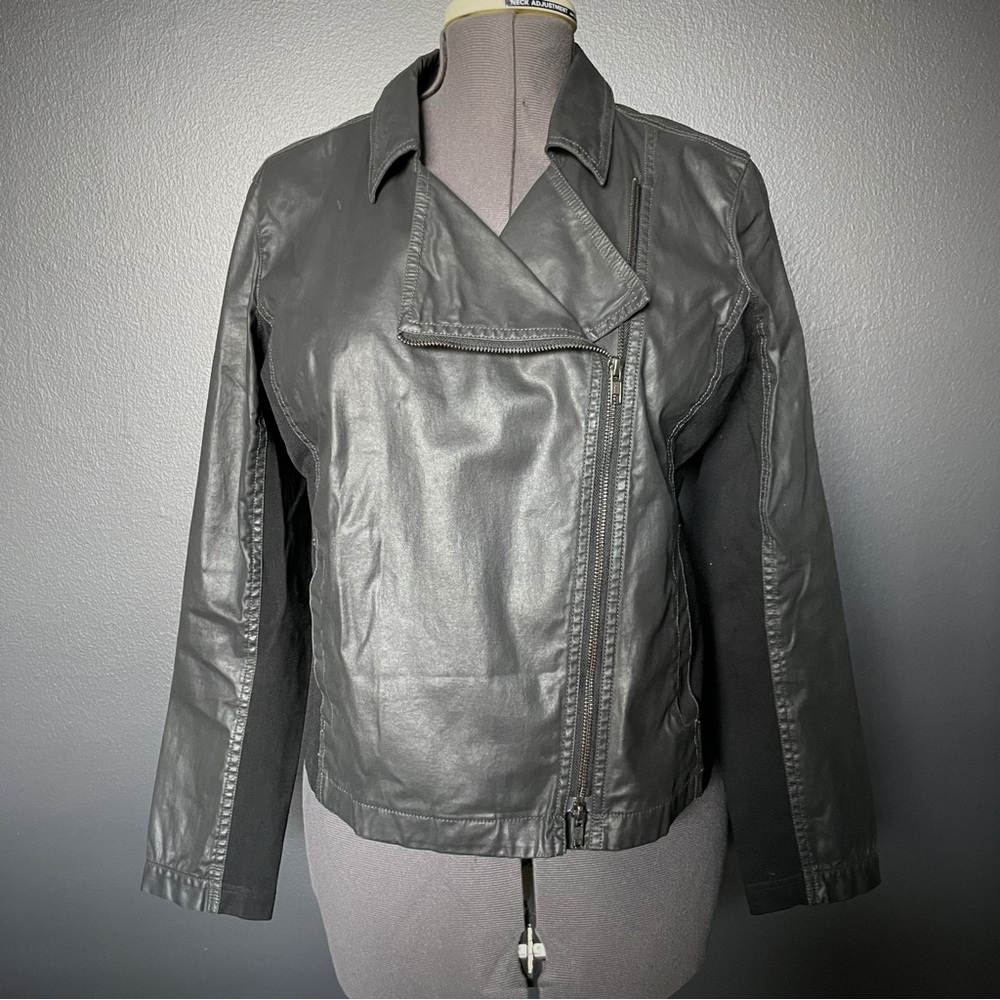 Eileen Fisher Moto Jacket Size Large